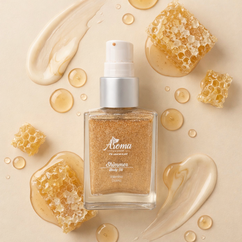 Shimmer oil