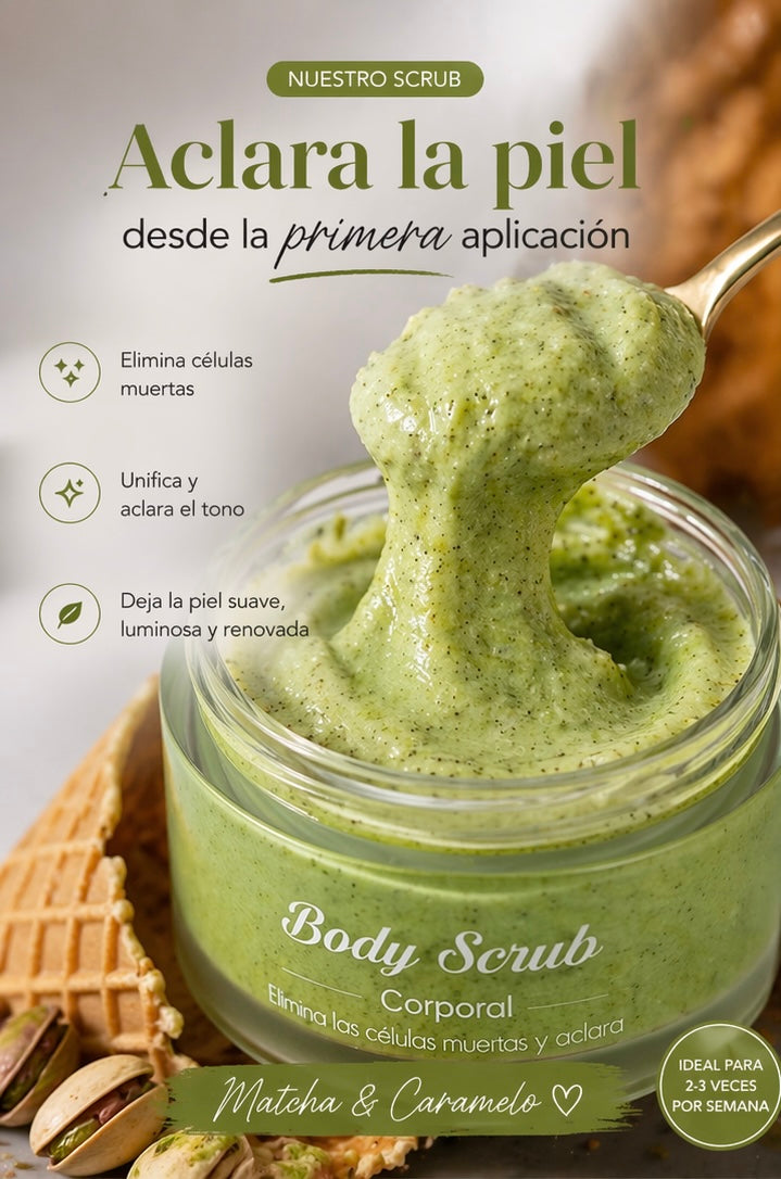 Body Scrub Matcha 12 onzas