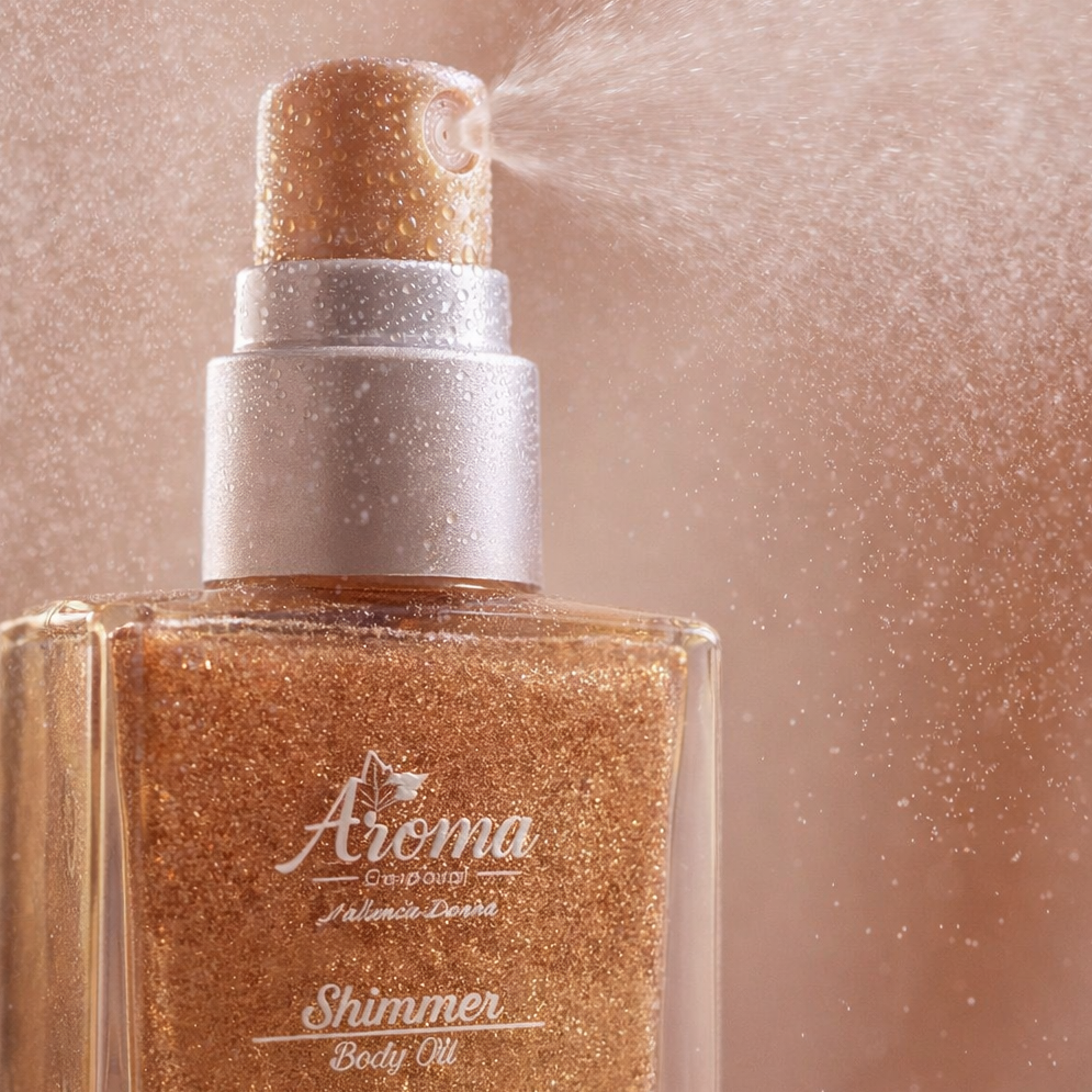 Shimmer oil
