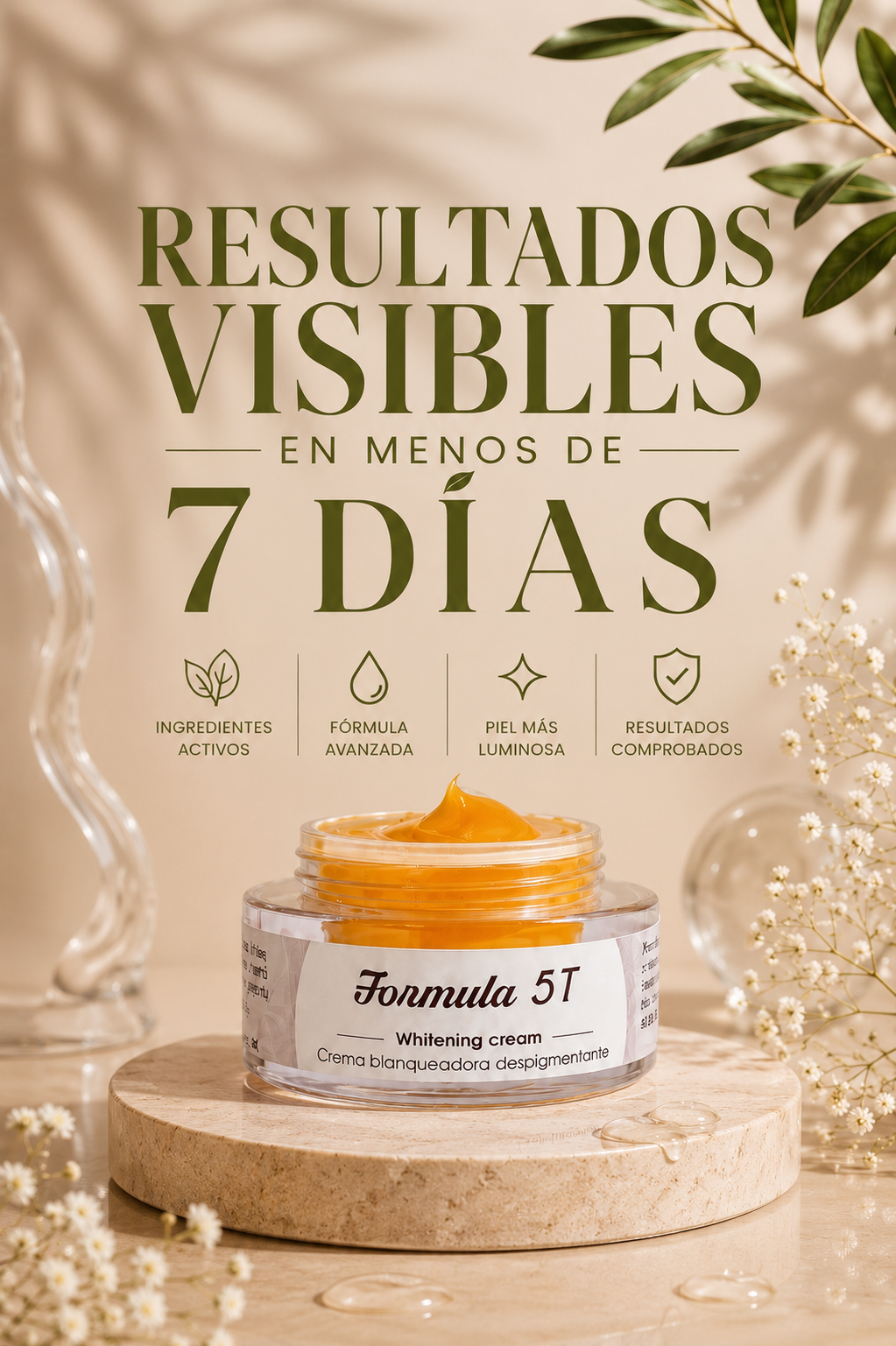 Fórmula 5T: La crema que elimina las manchas en tiempo récord