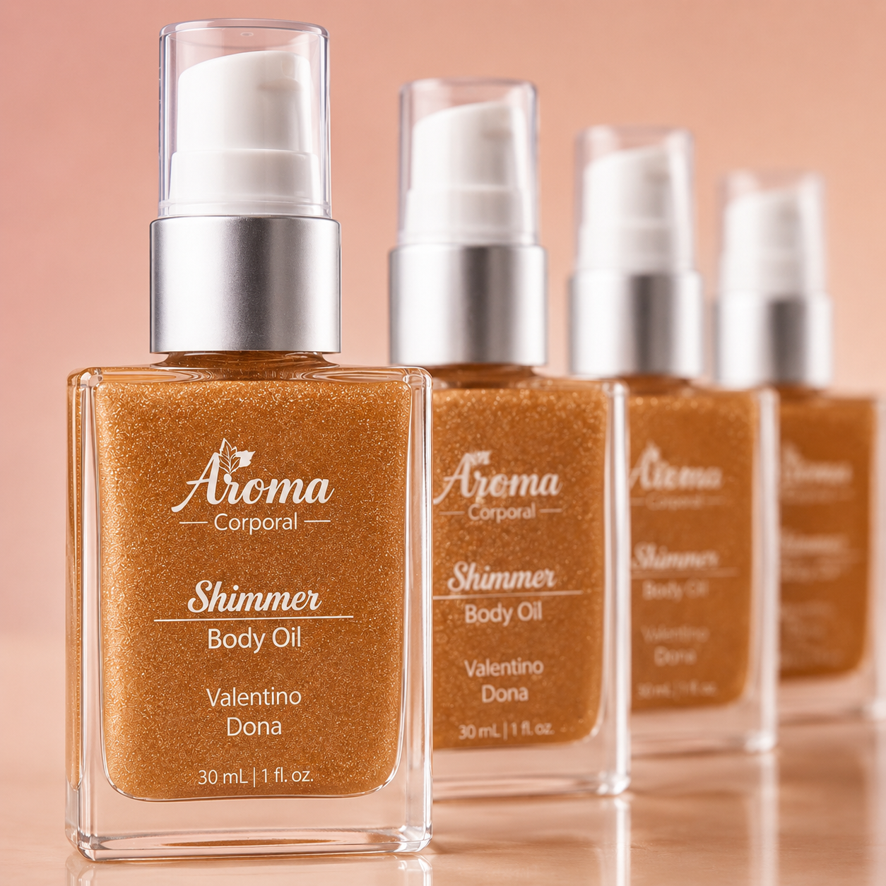 Shimmer oil