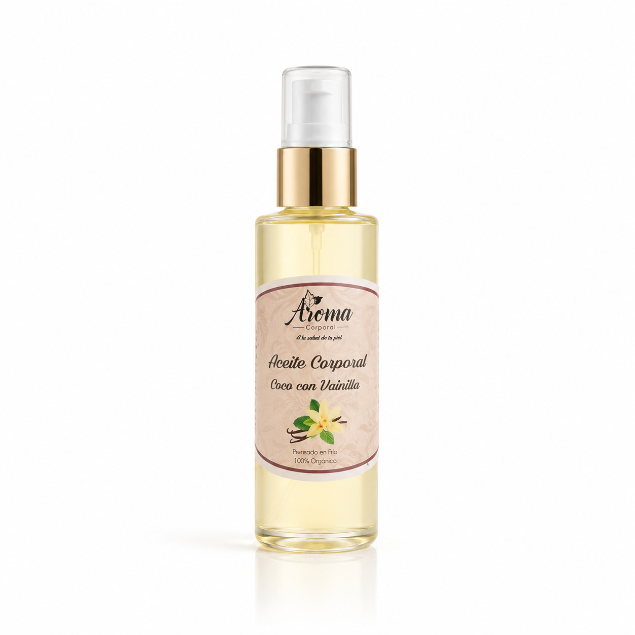 Aceite de coco con vainilla